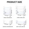 Sturdy Plastic Multipurpose Shelf Cosmetic Organizers for Home or Professional Use Clear and Stylish Elegant Designs