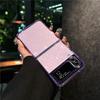 Suitable for Samsung Zflip6 Mobile Phone Case Magnetic Folding Zflip5 4th Generation Transparent Flash Powder Anti Fall Protection Case