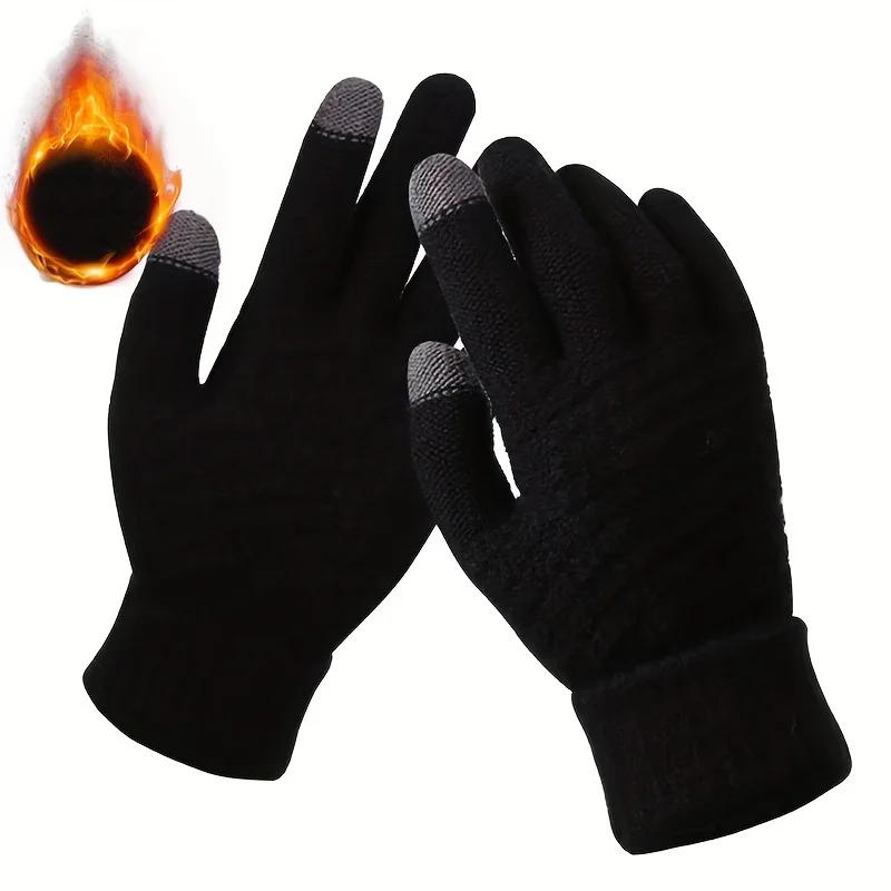 Winter New Outdoor Skiing Gloves with Mobile Phone Touch Screen Operation Men s and Women s Thick Warm Sports Gloves One size