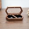 Velvet Rings Bearer Box Square Jewelry Organizer Fashion Rings Display Case  Gifts