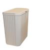 JINGRUIXIANG Wall-Mounted Narrow Gap Trash Can with Lid