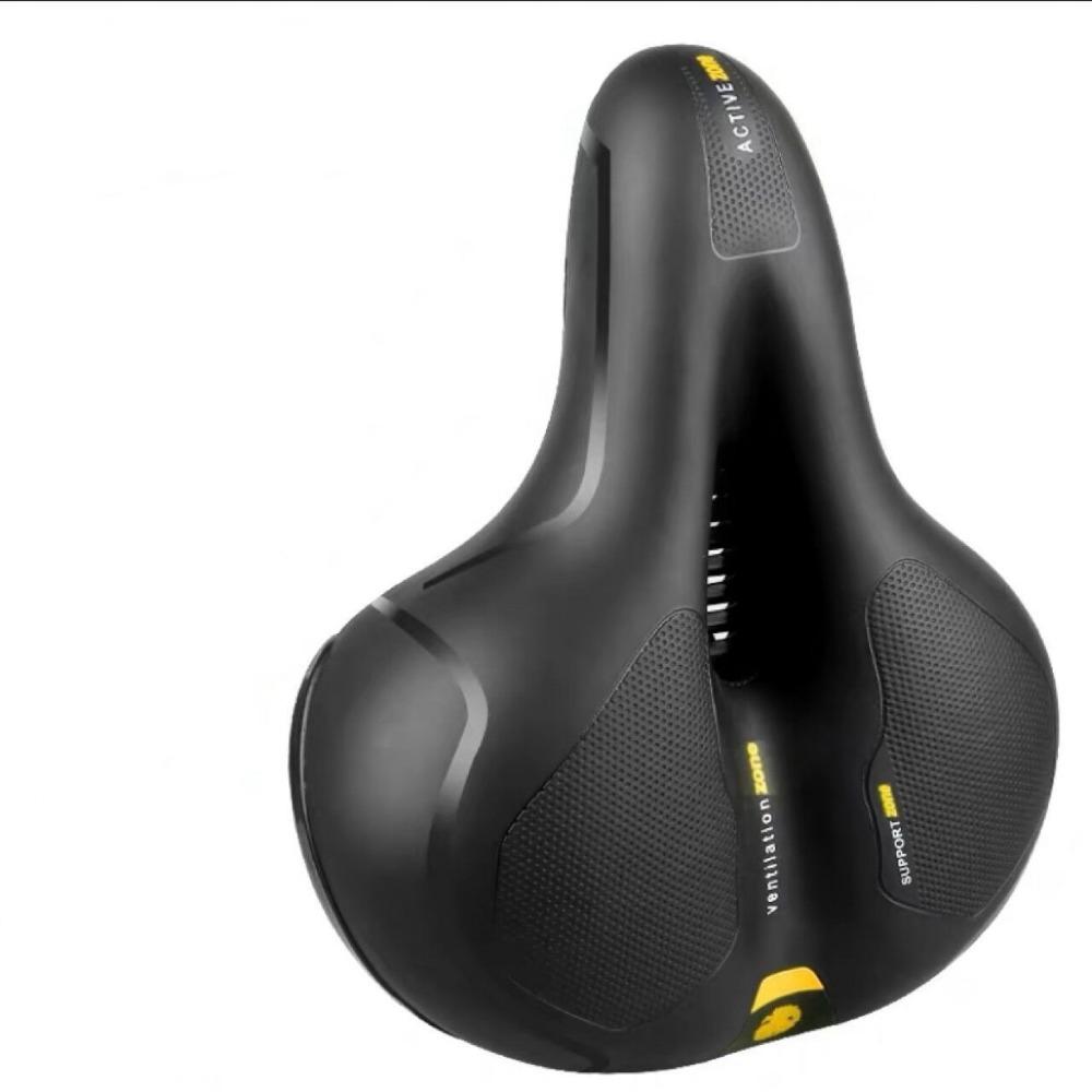Bicycle Accessories Bike Seat Safety Warning Bicycle Cushion Comfortable Bike Saddle Padded  MTB