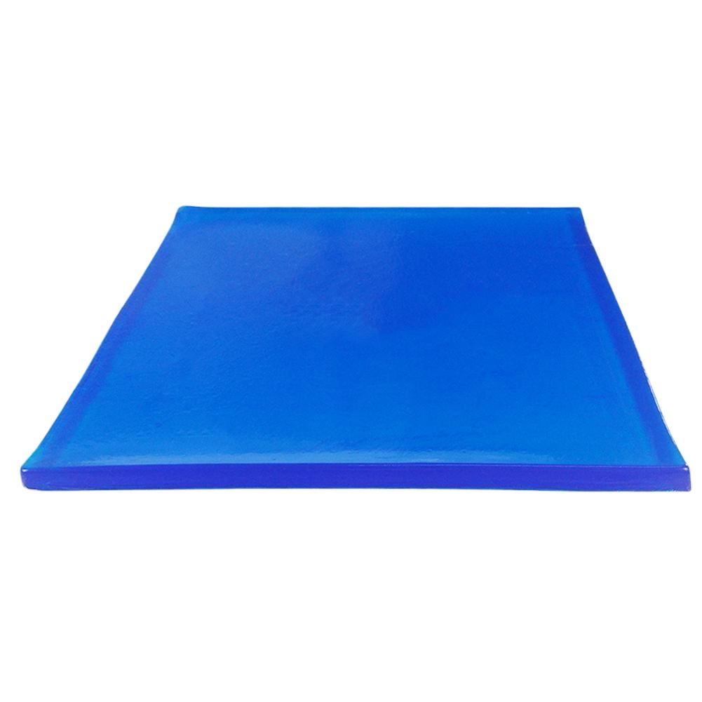 Super Comfort Cooling DIY,Motorcycle Gel Seat Cushion Pad for Drivers Silicon Gel Seat Cushion Pad for Car Sofa// 20x25x1.5cm синий