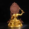 Boutique Tibet Tibetan Copper Tantra Copper Gilt Manjushri Bodhisattva Tabletop Ornament