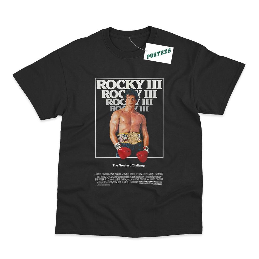 Retro Movie Poster Inspired By Rocky III DTG Printed TShirt Unisex T-Shirt XXXXL