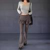 New Arrivals Open Run Women Frill Bootcut Side Strap Skirt