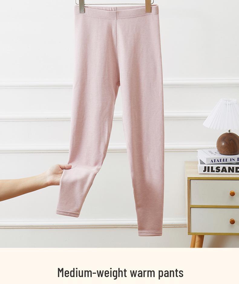 Women's Plus Size Quick-Warming Thermal Leggings - Autumn/Winter Cotton Fleece, Thickened, Heat-Generating, and Warm Line Design