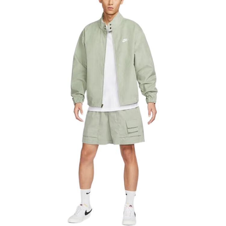 Nike Sportswear Club Corduroy Harrington Jacket Asia Sizing 'Jade Horizon' Men's FZ0632-370