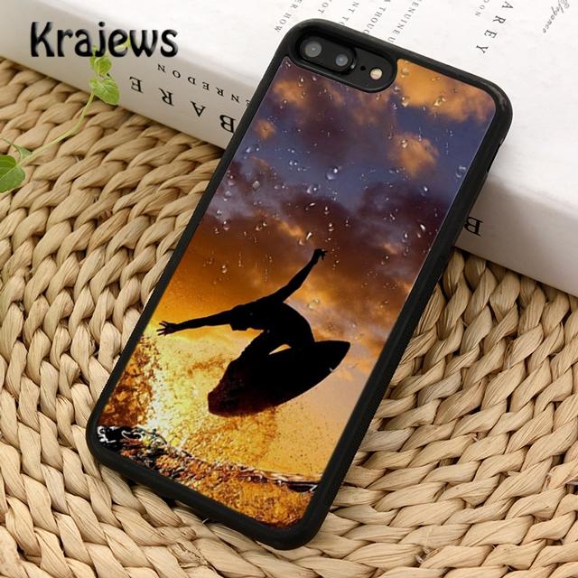 Krajews Sommer Strand Sonne Surfen Telefon Fall Abdeckung Für iPhone 14 6s 7 8 plus X XR XS 11 12 13 pro max Samsung Galaxy S21 S22ultra