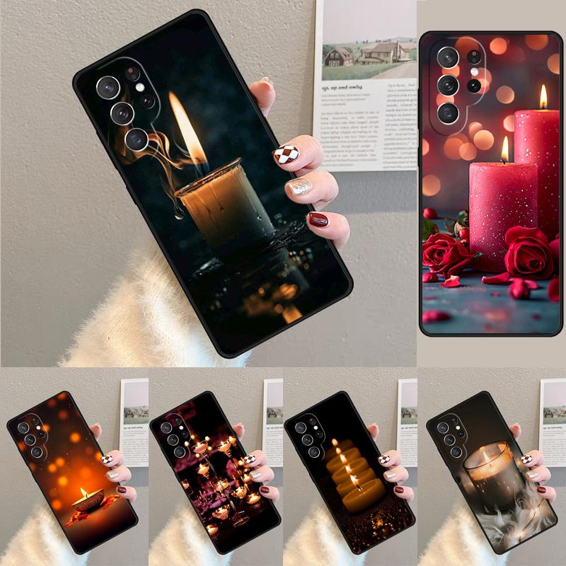 Candle Phone Case for Samsung Galaxy Note 10 Pro S26 Ultra S23 S24 FE S25 S21 S22 PLUS Shockproof Cove