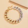 High Quality Exaggerated Acrylic Big Chain Necklaces Women Statement Hip Hop Twisted Chunky Thick CCB Link Choker Gothic Jewelry