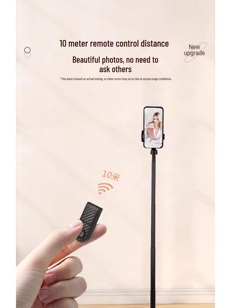 8 Smog Anti-shake Selfie Stick & Tripod: Multi-functional Mobile Holder for Live Streaming & Universal Use