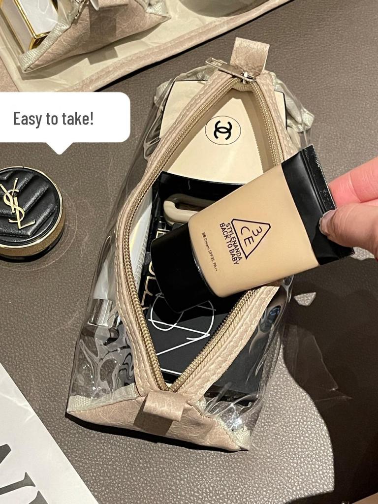 Versatile Travel Makeup Bag: Detachable, Portable & Spacious 4-in-1 Toiletry Organizer
