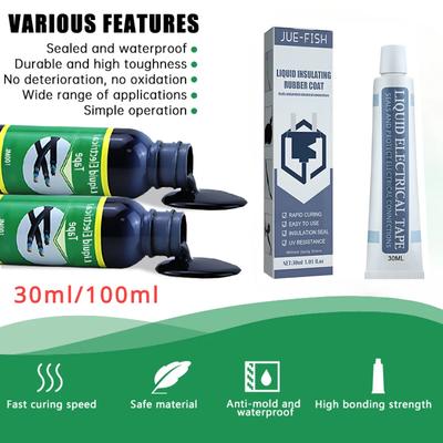 30/100 ml Superstarke Klebestifte Alles Flüssiges Isolierband Wasserdicht Wasserdicht Dichtmittel Dachabdichtung Reparatur Gummi