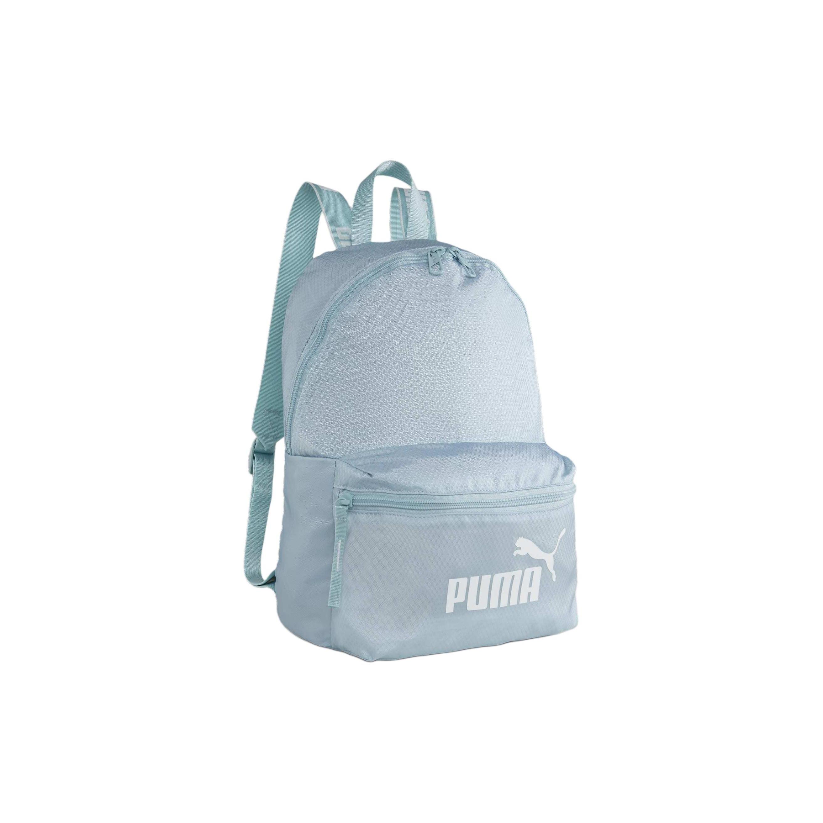 

New PUMA Polyester Backpack Women s Light Blue 090269-02 24.9*11.9*35.1CM