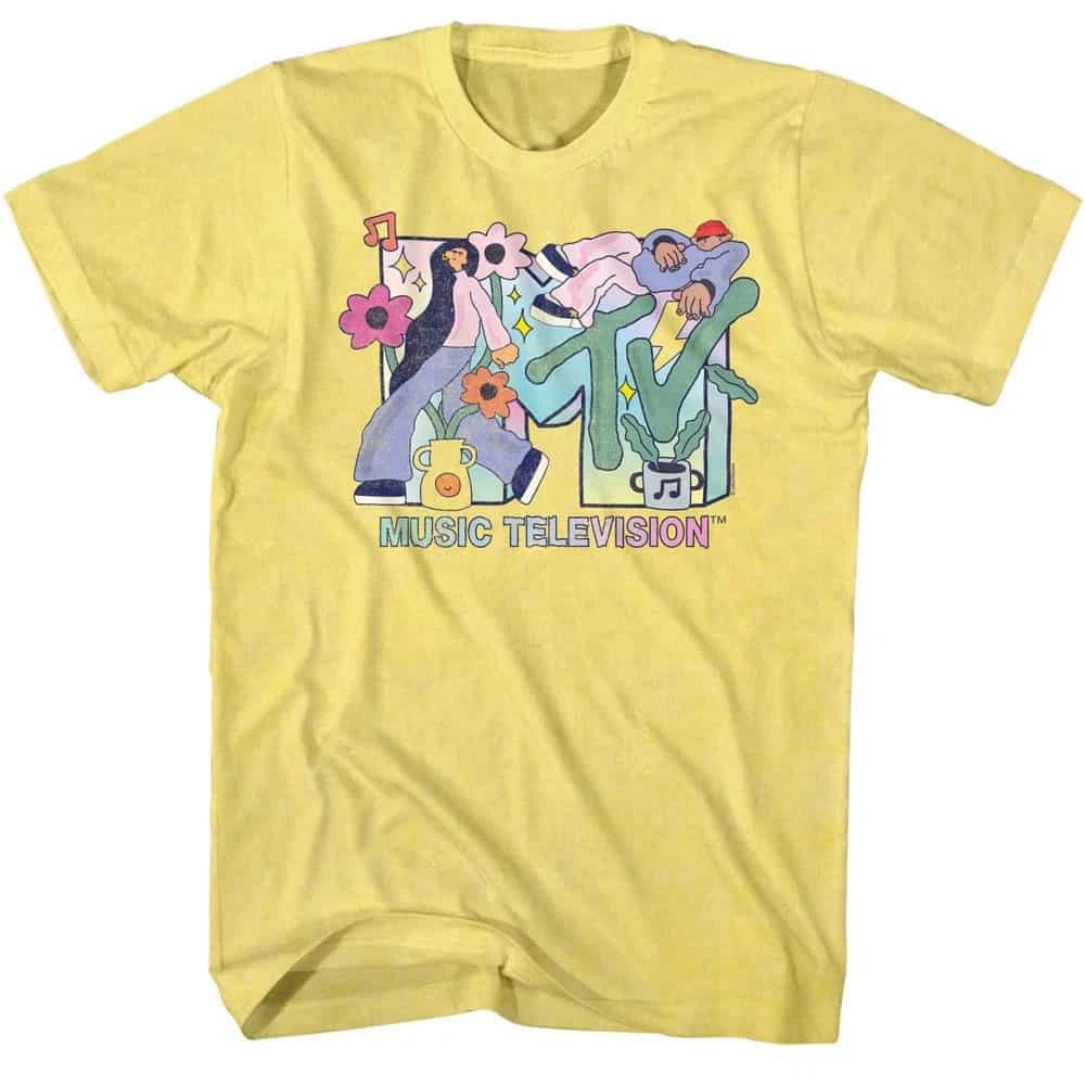 MTV Retro Cartoon Men s T Shirt M