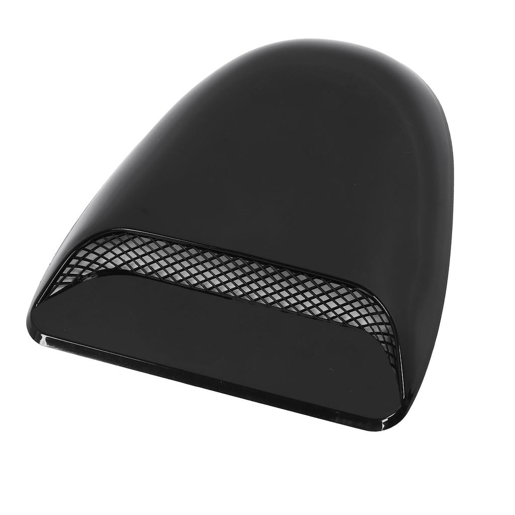 Lufthutze Racing-Stil Auto LKW Universal Klebetyp Lufteinlass Entlüftungszubehör Glänzend Schwarz
