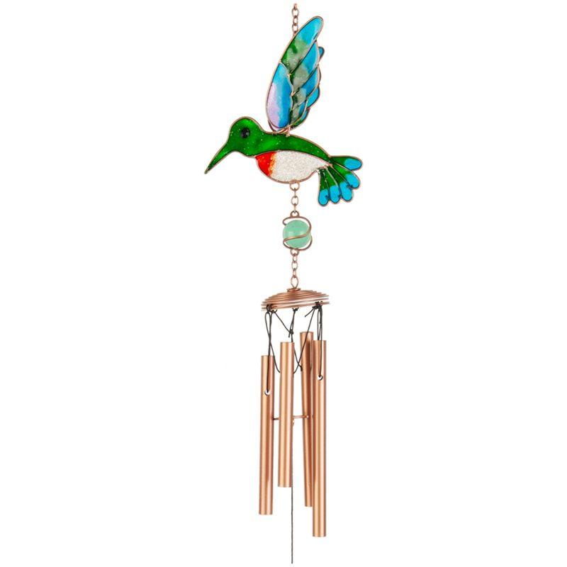 

ABJI-Stained Bird Suncatcher,Bird Crystal Ball Prisms Hanging Crystals Ornament