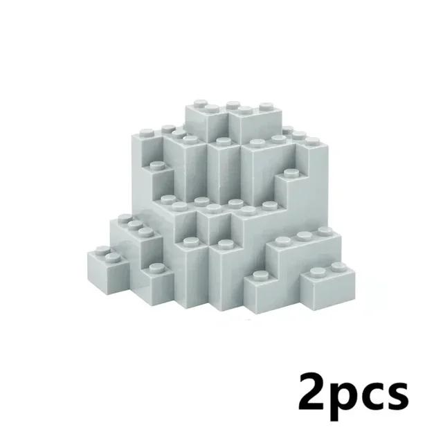 

MOC Building Blocks Construction Drawbridge Mountain Rock Panel Rockery Hill Bridge DIY Bricks Accessories Creative Toys Leduo