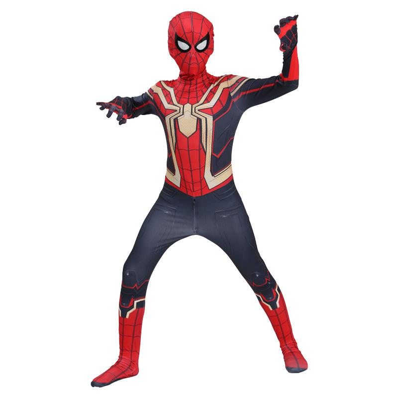 Spider-Man Bodysuit Hero Toby Adult Cosplay Costume Halloween Kids Muscle Spider Onesie