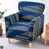 1PC Printing Tub Club Armchair Cover Stretch Sloping Arm Back Slipcover Soft Single Small Chair Seater Sofa Covers for Home Club