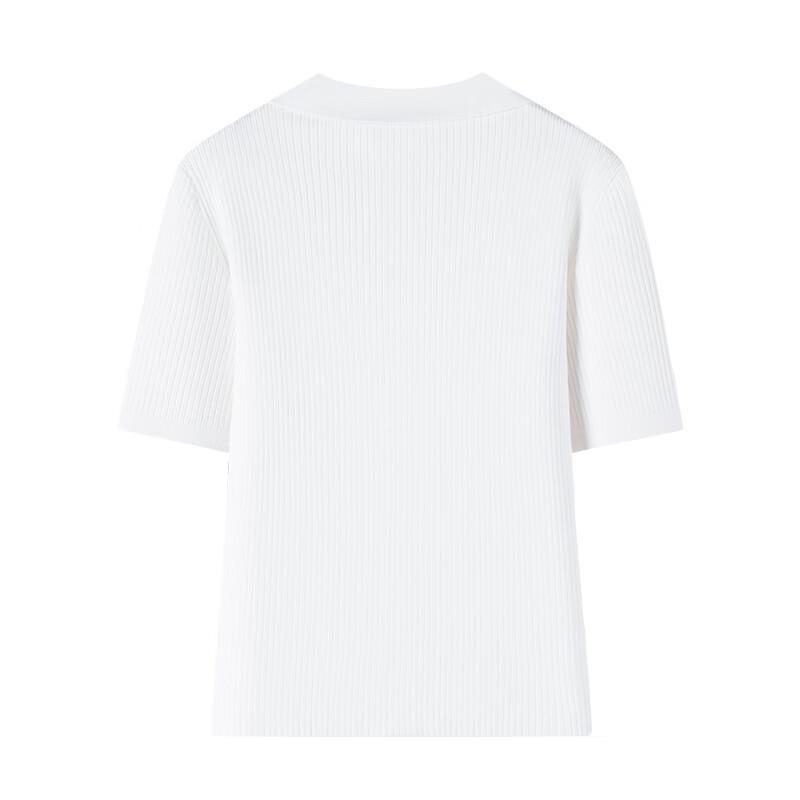 Navigare Women's Slim Fit Short Sleeve Knitted Cardigan