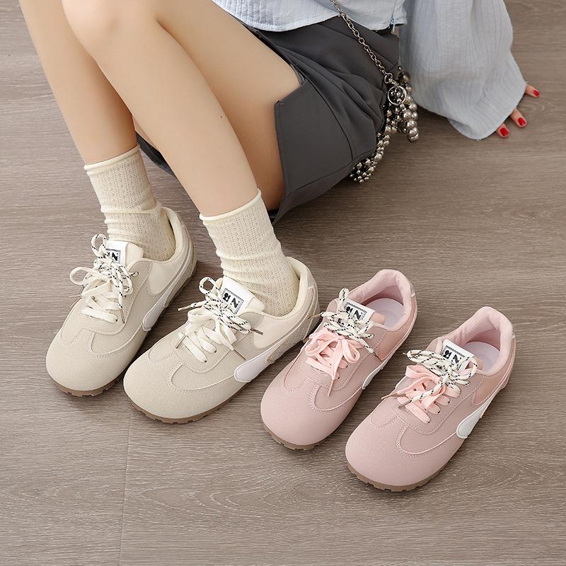 Popular Women's Shoes with Soft Soles Are Not Tired of Feet Ins Korean Version of Forrest Gump Shoes, Female Students' Sports and Leisure Flat Soles T
