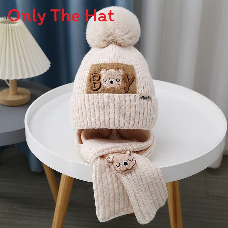 Childrens Knitted Hat And Scarf Set With Windproof Warmth For Winter Play