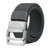 Men's Canvas Double Ring Buckle Elastic Belt