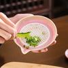 4Pcs Ceramic Grinding Disc/Peeling Tube/Brush/Display Stand Set Sharp Ridged Grater Plates for Ginger Garlic Chocolate Parmesan Cheese Onions Fruits