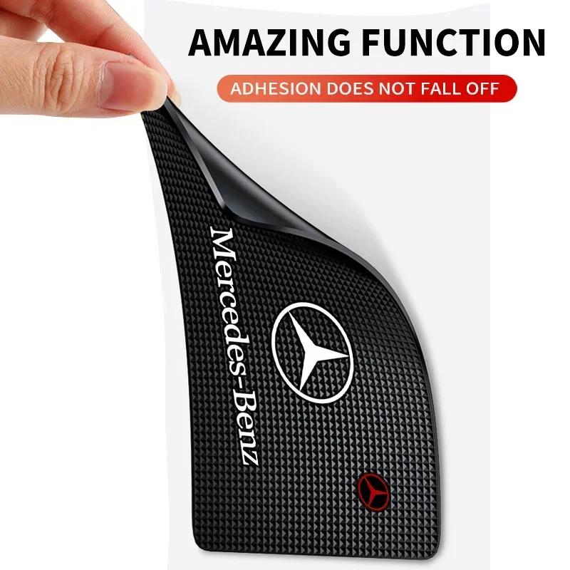 Bil Dashbord Telefon Briller Sklisikker Silikonpute Vanntett Klebrig Matte For Mercedes Benz Eksklusiv AMG W108 W124 W126 W140 W168