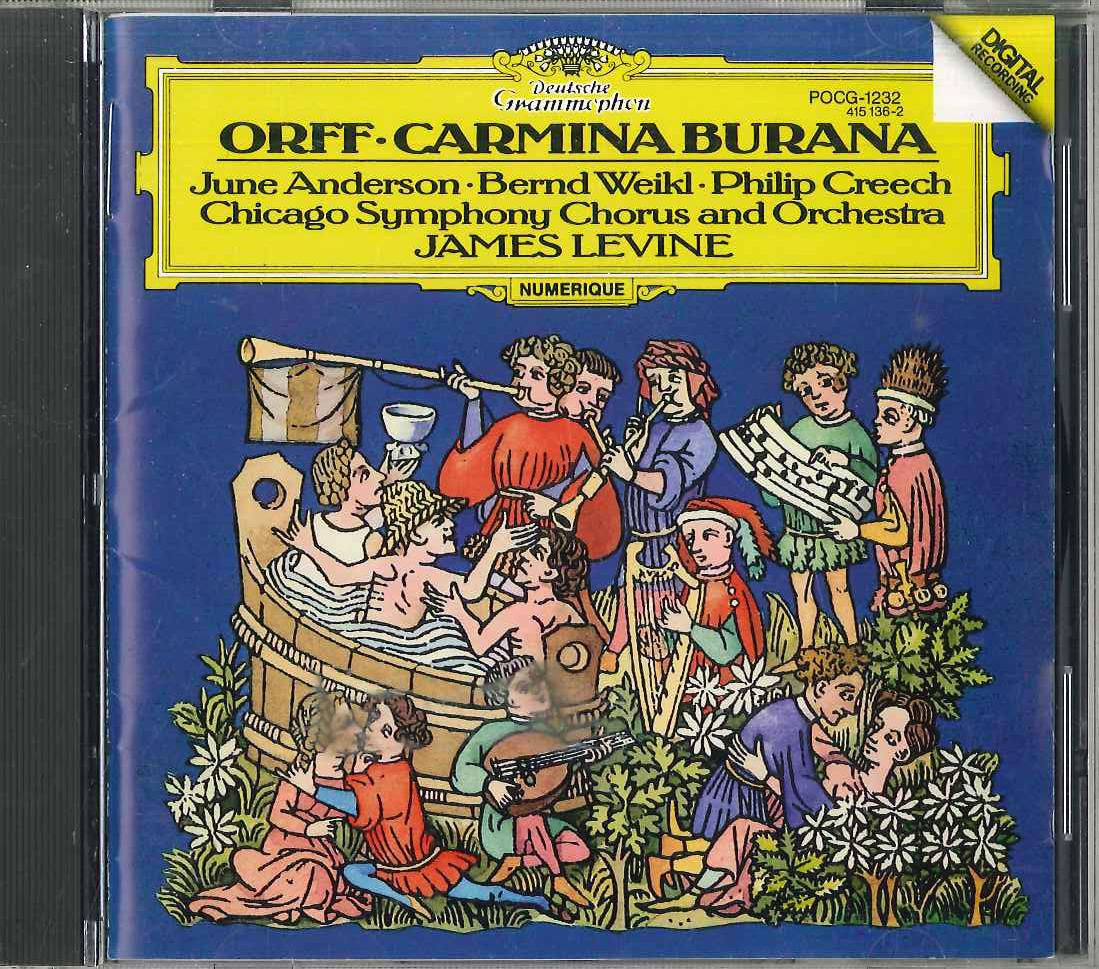 

CD JAMES LEVINE - Camina Burana POCG1232 POLYDOR Japan Classical Used