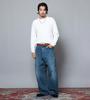 Lee 101 101-Z WIDE denim pants mid blue LL PlusLong