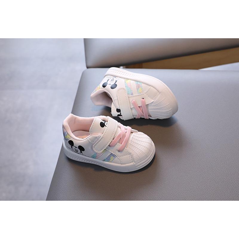 Spring and Autumn Baby Toddler Shoes Soft Baseplate Shoes Children's Sports Shoes Single Shoes White Shoes One Piece Is Sent On Behalf of Others