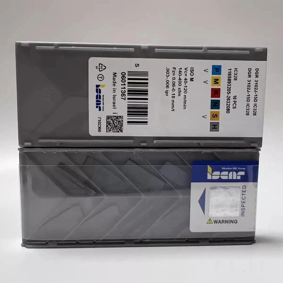 

ISCAR / DGR3102J-15D IC328 /Industrial indexable carbide inserts 10 Pcs