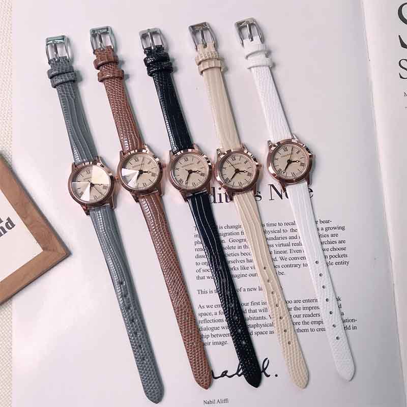 Butterfly Digital Belt Watch Fashion Personalized Simple Watch  Set Women's Watch