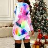 Women Plus Size Long Sleeve V Neck Crisscross Hollow Bodycon Mini Evening Club Outfit Dress