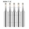 5PCS Soldering Iron Tips 900M-T Solder Tip Replacement Solder Welding Replacement Tip Kit Use Lead-Free Welding Tips Head
