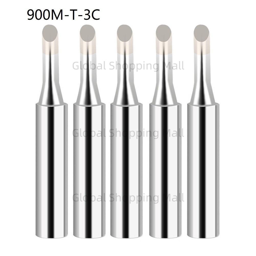 5PCS Soldering Iron Tips 900M-T Solder Tip Replacement Solder Welding Replacement Tip Kit Use Lead-Free Welding Tips Head