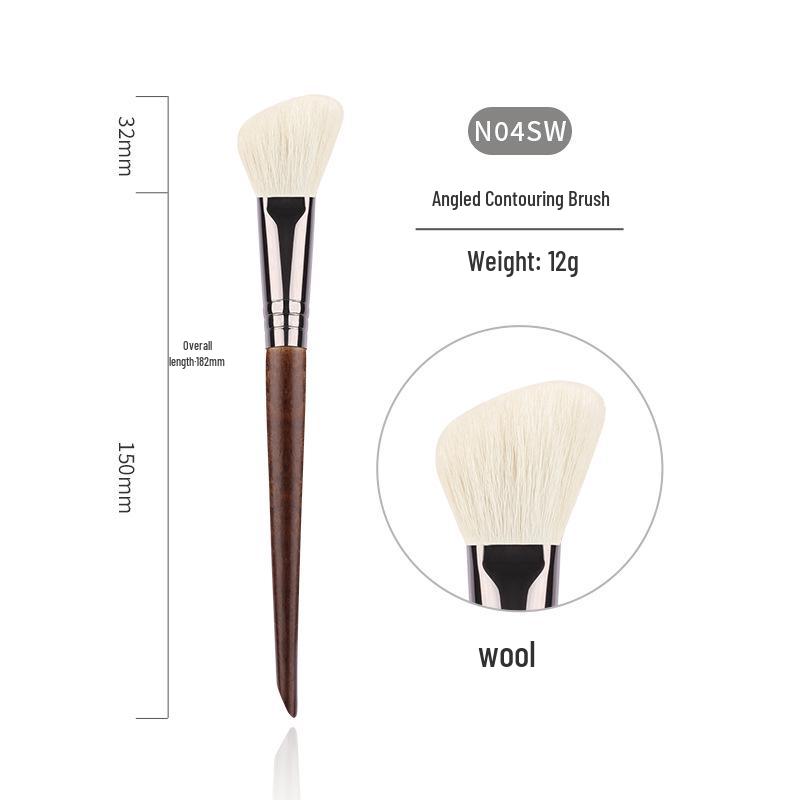 

Набор кистей для макияжа из козьего ворса Байшуй - Животный ворс для румян, пудры, тональной основы и губ.