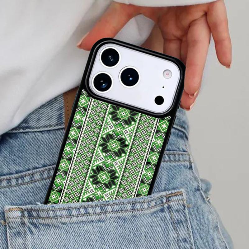 U-krainian Embroidery Pattern Phone Case for iPhone 17ProMax 12 13 14 15 16e 17 Pro Max Plus Air Cover