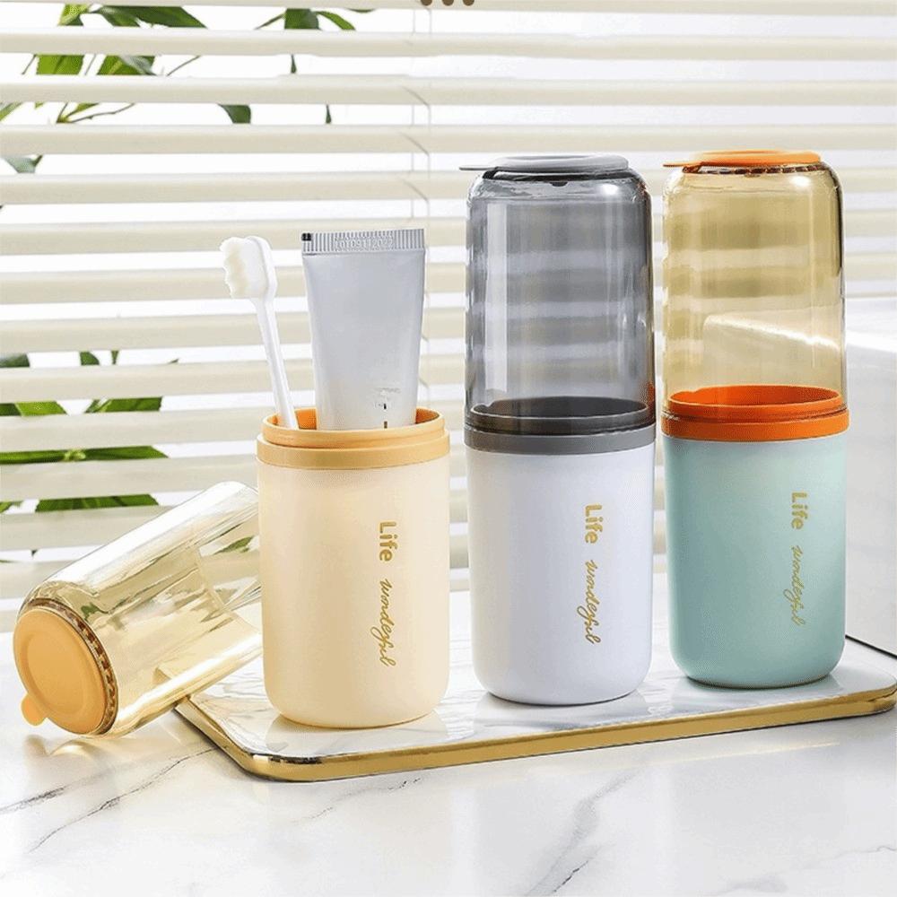 

Portable Soap Box Lightweight Toothbrush Storage Box High Quality Toothbrush Holder Travel Yellow-B