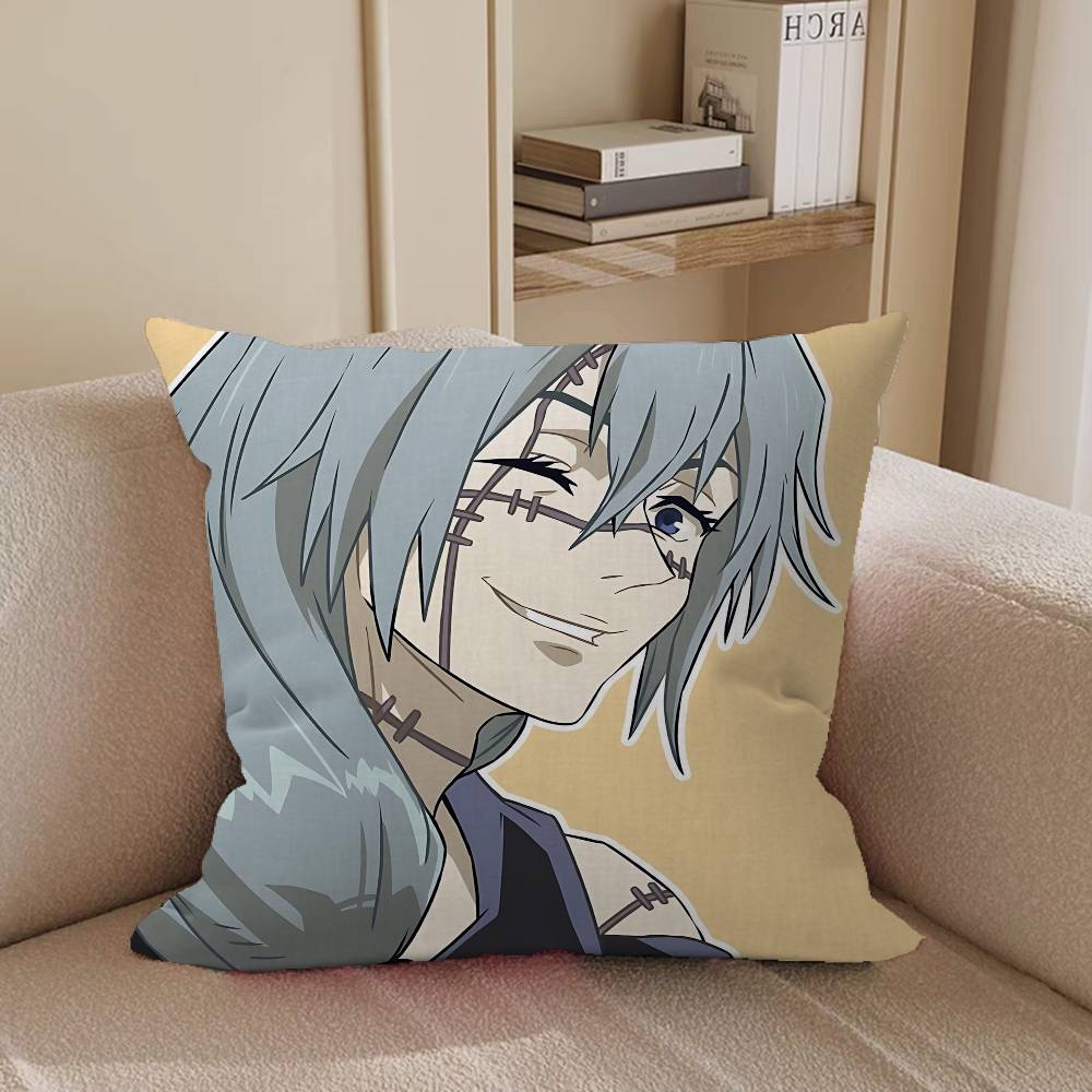 

M-Mahito Anime Stitch Lucky Dragon Pillow Cover Sofa Cushion Cover Home Room Decoration Children Gift 12x12Inch