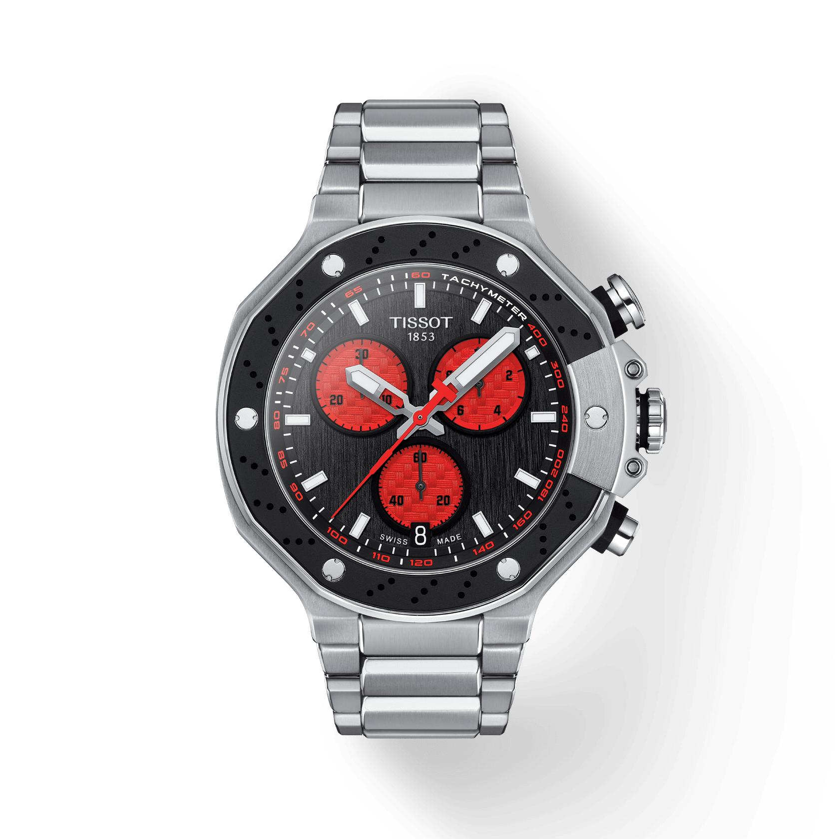 Tissot Stainless Steel black Dial Men s Fashion Watch T141.417.11.051.00 чёрный