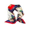 Wind Chain Silk Scarf Foreign Style Fashionable Square Printed Age-reducing Multifunctional Mulberry