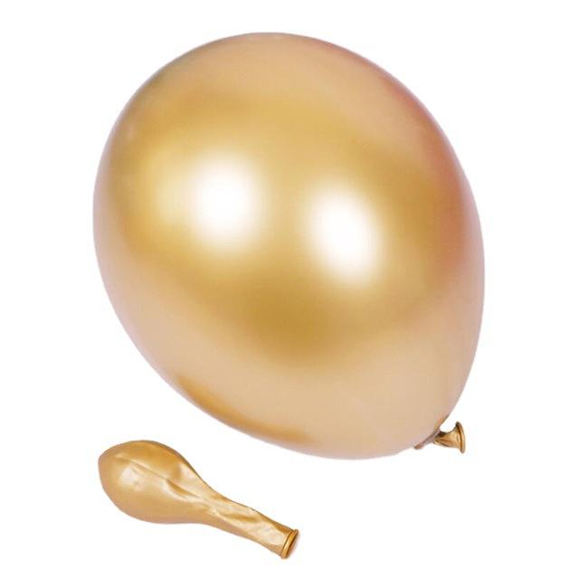 18 Inch Macaron Blue And White, Metal Gold Balloon Chain Set, Birthday Party Decoration Balloon