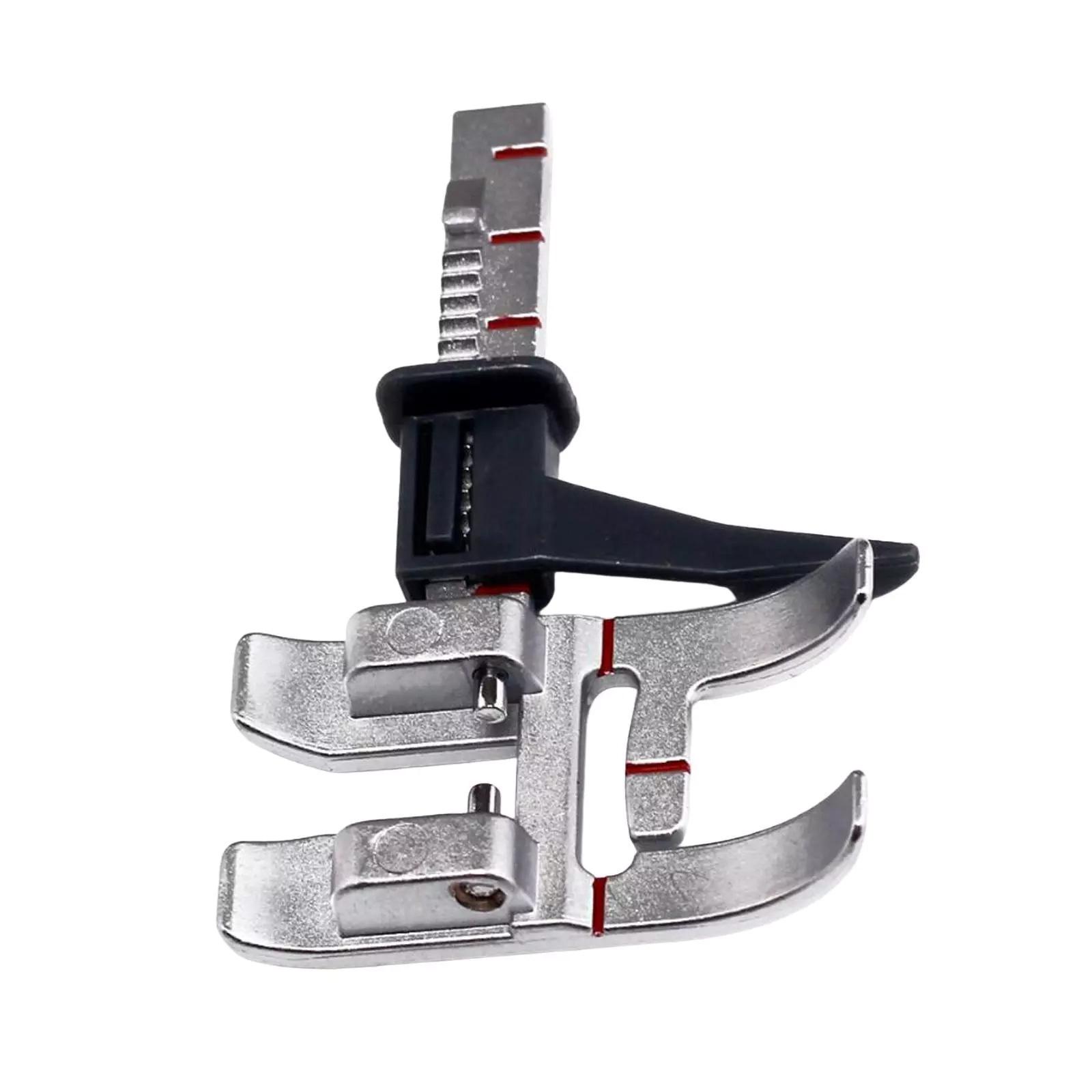 

Регулируемая направляющая прижимная лапка с низким хвостовиком для бытовой швейной машины для шитья, отстрочки, сшивания проекта