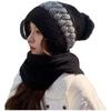 A Woolen Hat for Women In Autumn and Winter A Fleece Hat and Scarf A Thick Korean Style  Versatile and Cute Ear Protecting Knitted Hat