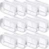 1/20pcs Transparent PVC Storage Travel Organizer Clear Makeup Bag Beautician Cosmetic Bag Beauty Case Toiletry Bag Wash Bags