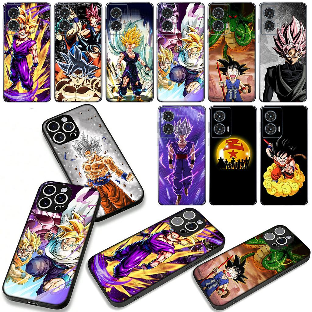 Cover for Samsung Galaxy S25 S23 S22 S24 FE Ultra Plus A56 A05 A06 A15 A16 A57 S7 Edge Case Gohan Dragon Son Gokus Ball Super